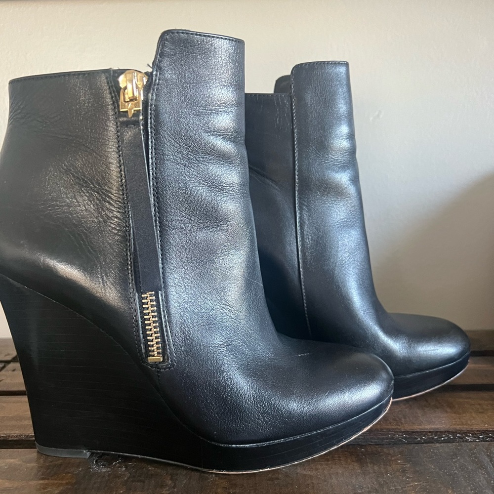 Michael Kors black booties